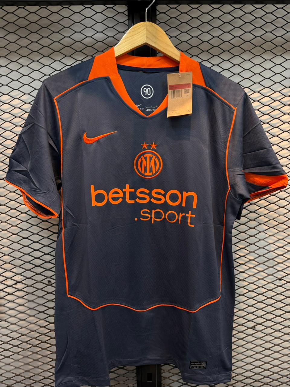 Modelo Torcedor - Inter de milão uniforme 3 - total 90