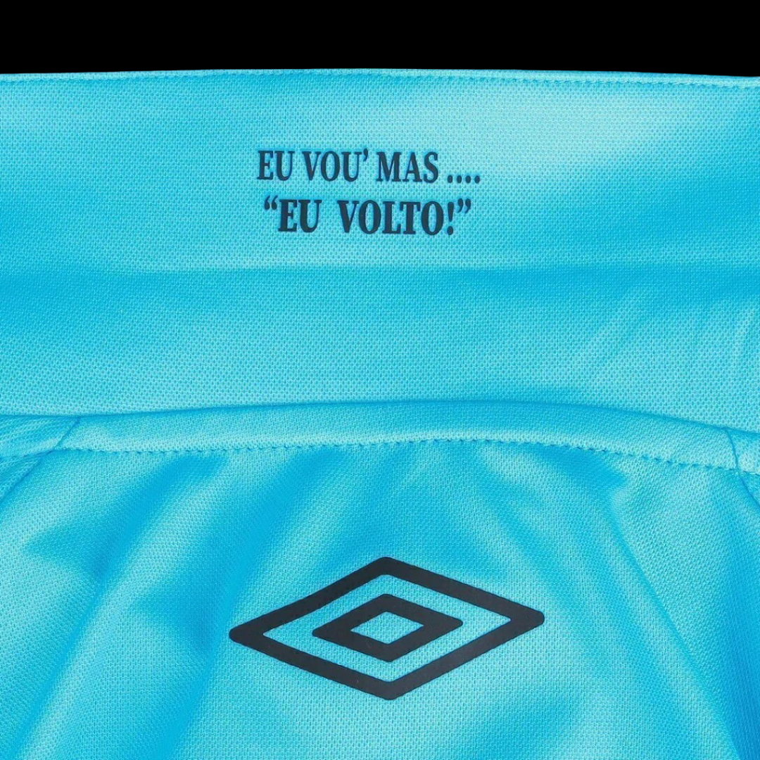 Modelo torcedor - Santos uniforme 3 Azul 25/26