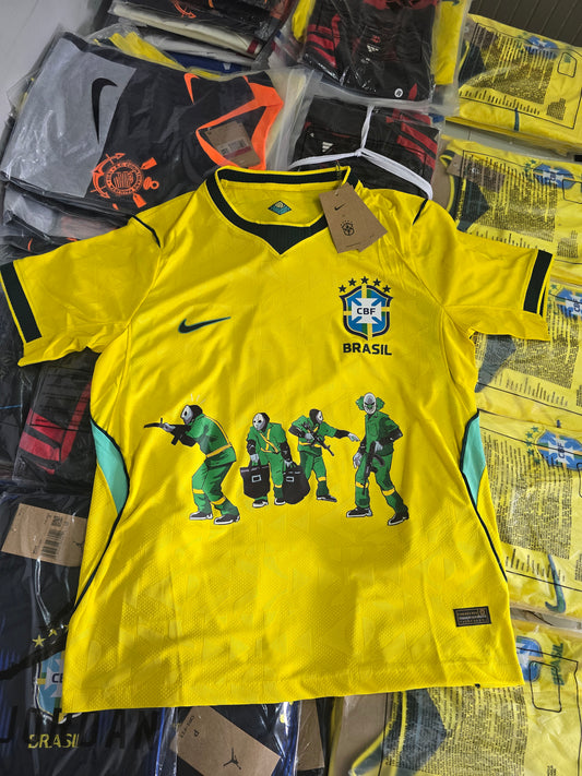 Modelo Jogador - Brasil amarela copa 2026 Racionais