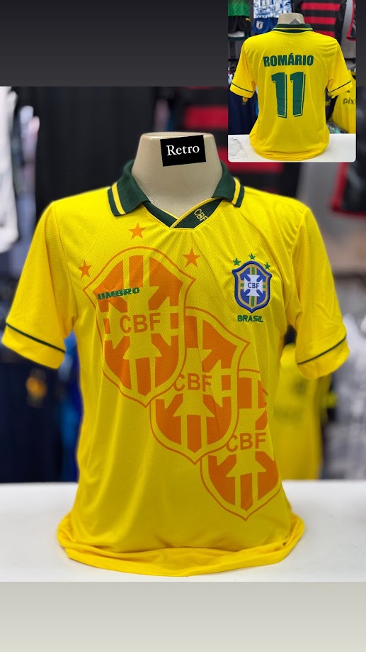 Nacional Premium - Brasil amarela Romario 94