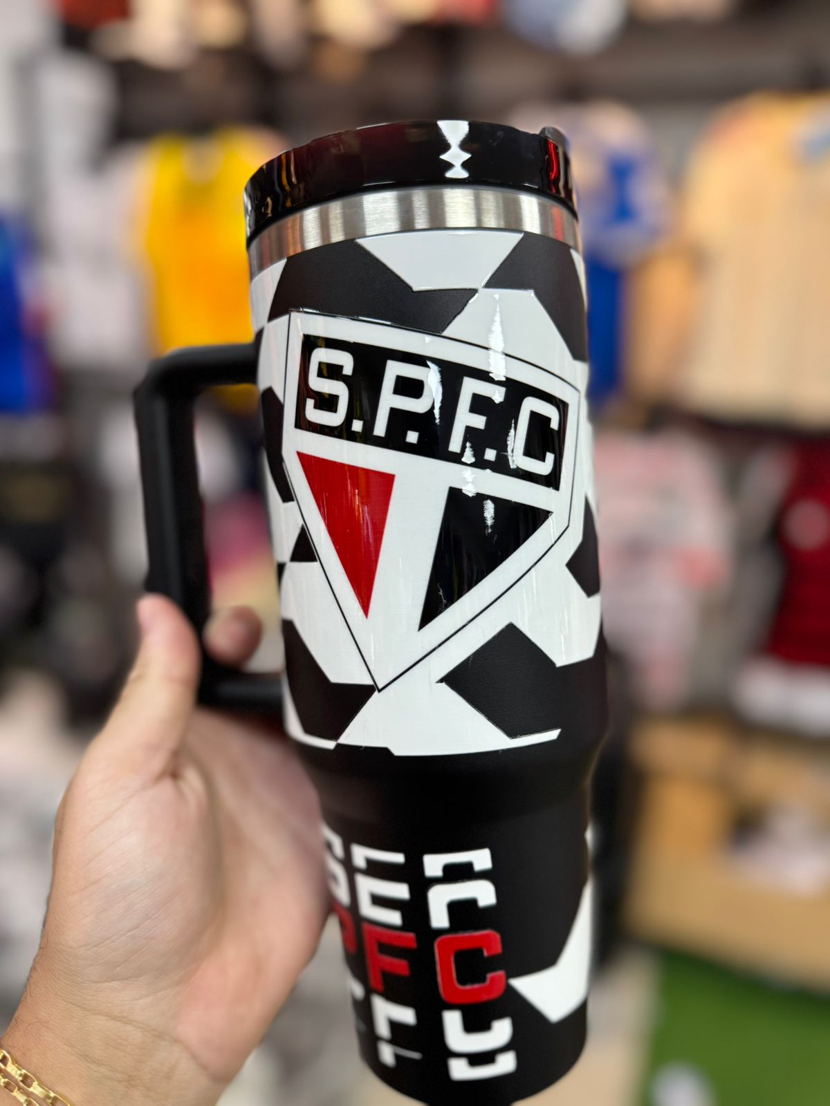 Copo Termico Sao paulo preta