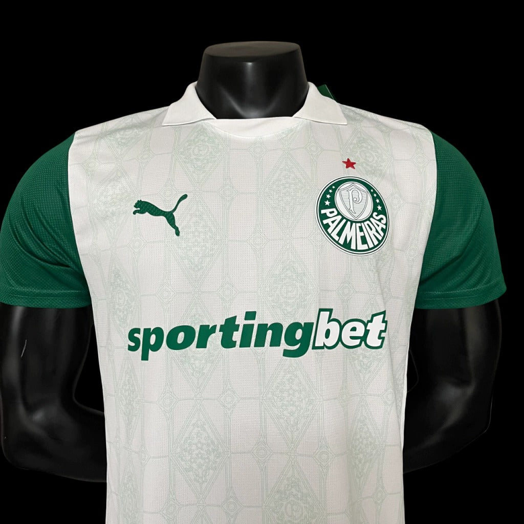 Modelo Jogador - Palmeiras uniforme 2 - 25/26
