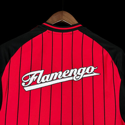 Modelo Mundial - Flamengo US Pack 2025 de Botão - Vermelha
