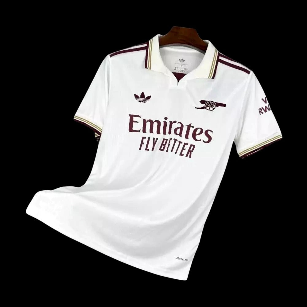 Modelo torcedor - Arsenal III 2025/26 Polo Branca