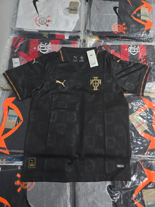 Modelo Torcedor - Portugal preta - Copa 2026