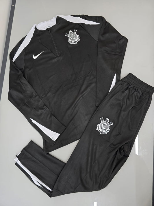 Conjunto de Frio Corinthians preto