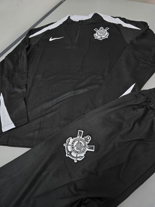 Conjunto de Frio Corinthians preto