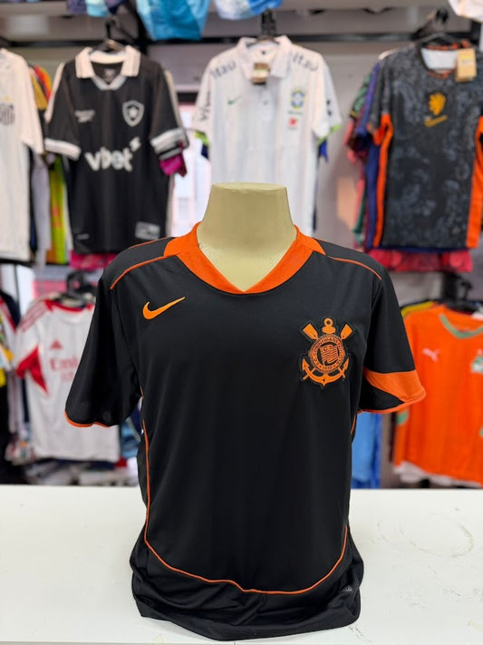 Nacional Premium - Corinthians uniforme 3 preta e laranja
